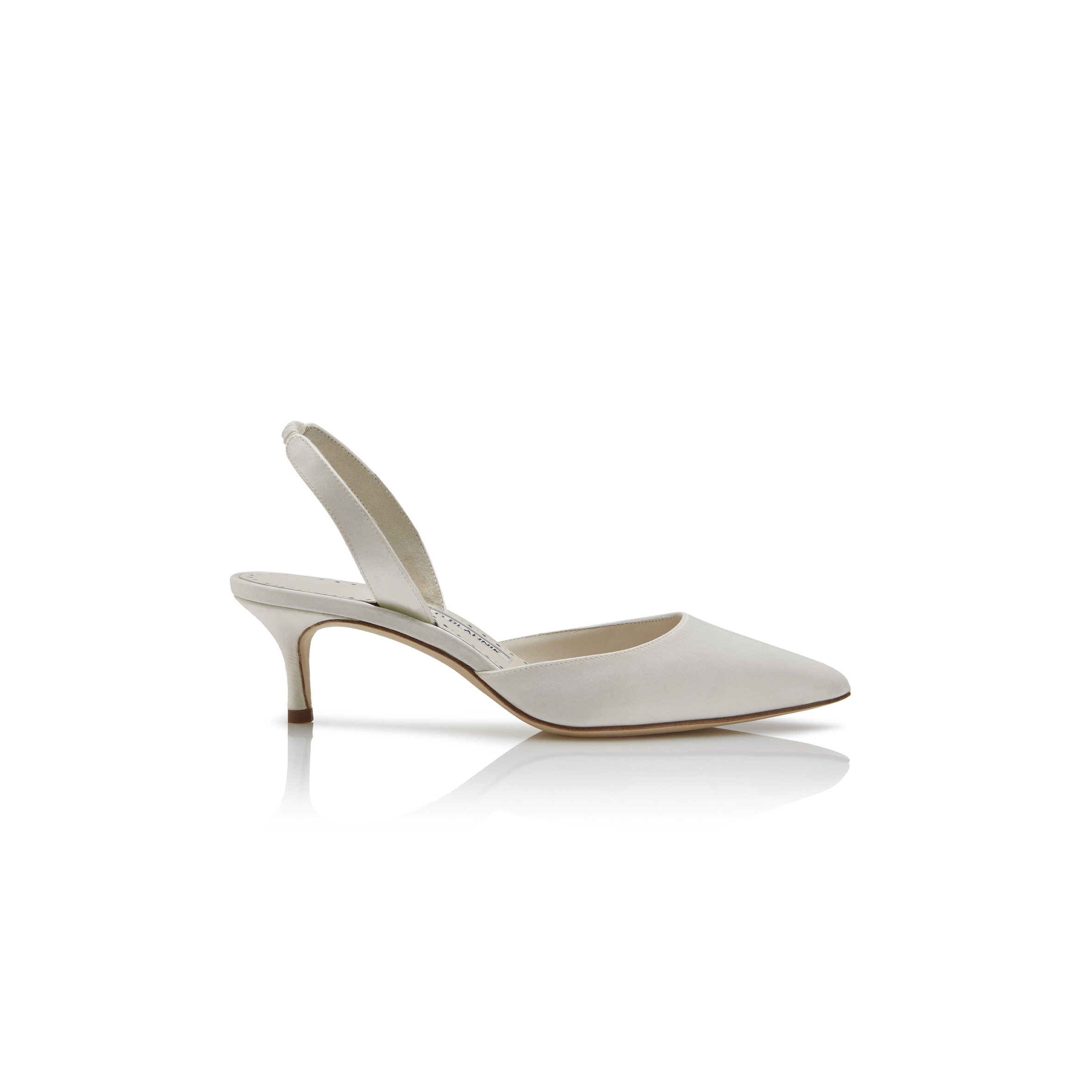 man010 B1ahn*k carolyne bride white satin slingback pumps 9xx-0027-0002